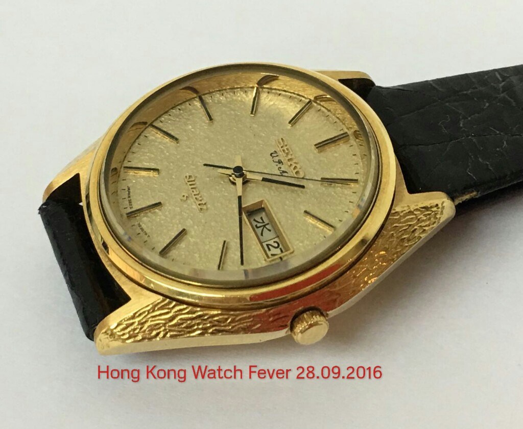 Hong Kong Watch Fever 香港發燒友: Seiko Quartz VFA Solid Gold Day Date Watch