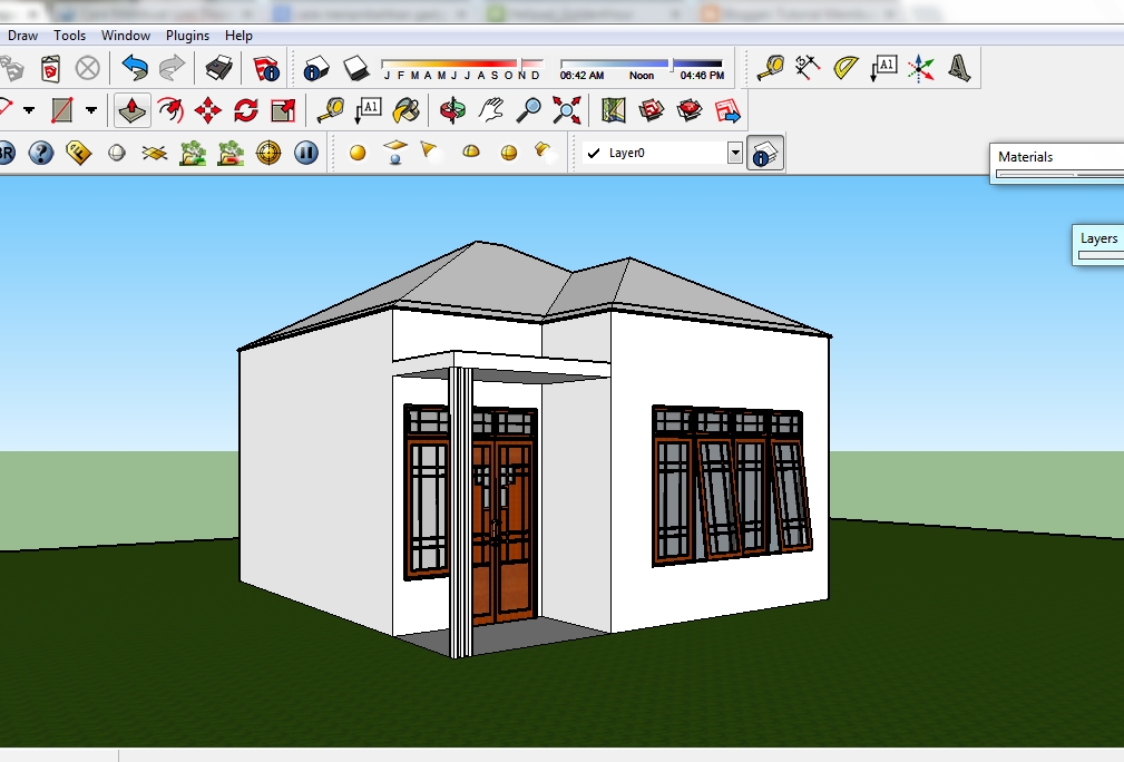 cara setting hdri vray sketchup