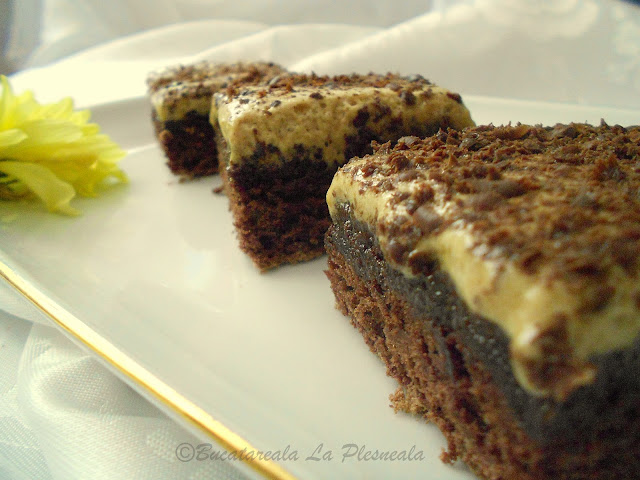 Prajitura cu mouse de cappuccino