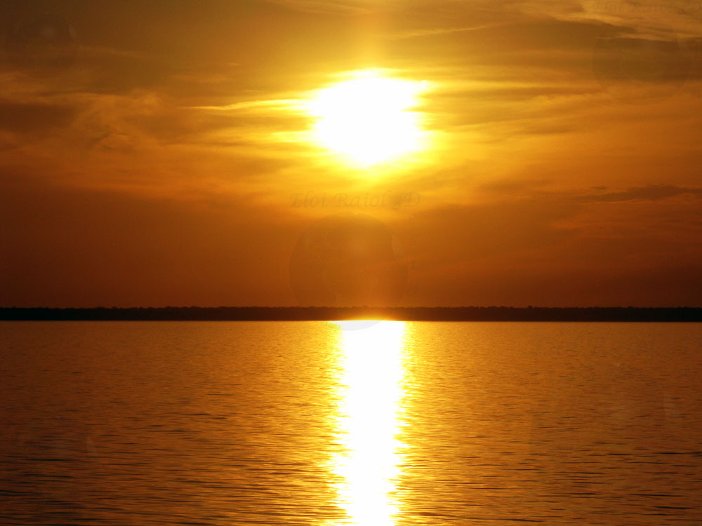 Por do Sol no oeste do Pará