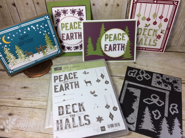 Carole of Christmas, Card Front Builder Thinlits, Stampin'Up!