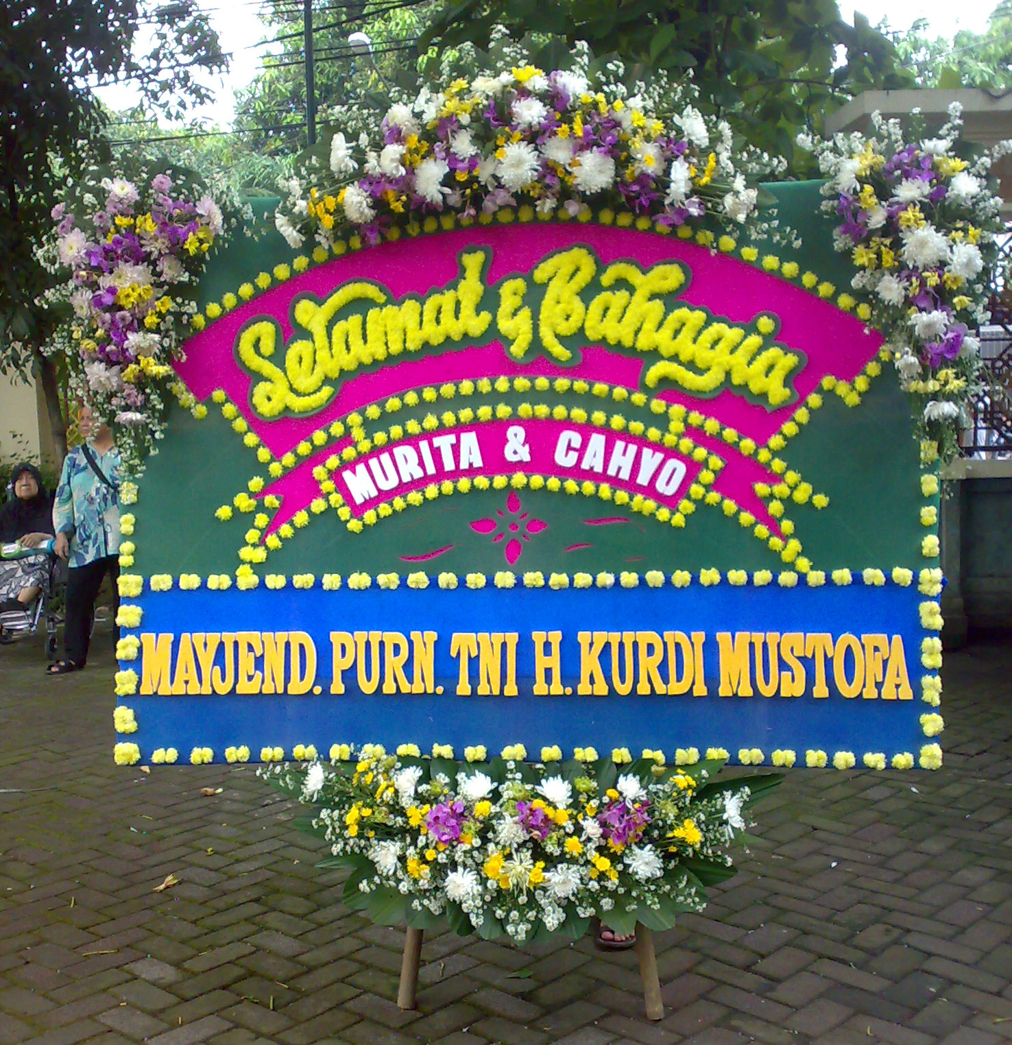 Contoh, Rangkaian Bunga, Ucapan, Selamat, Bahagia, Ulang Tahun