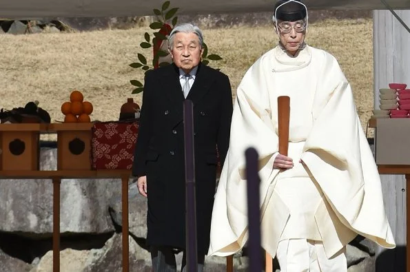 Crown Prince Naruhito, Crown Princess Masako, Emperor Akihito, Empress Michiko, Prince Akishino, Princess Kiko and Princess Hisako