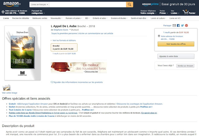 L'Appel De L'Aube sur Amazon !