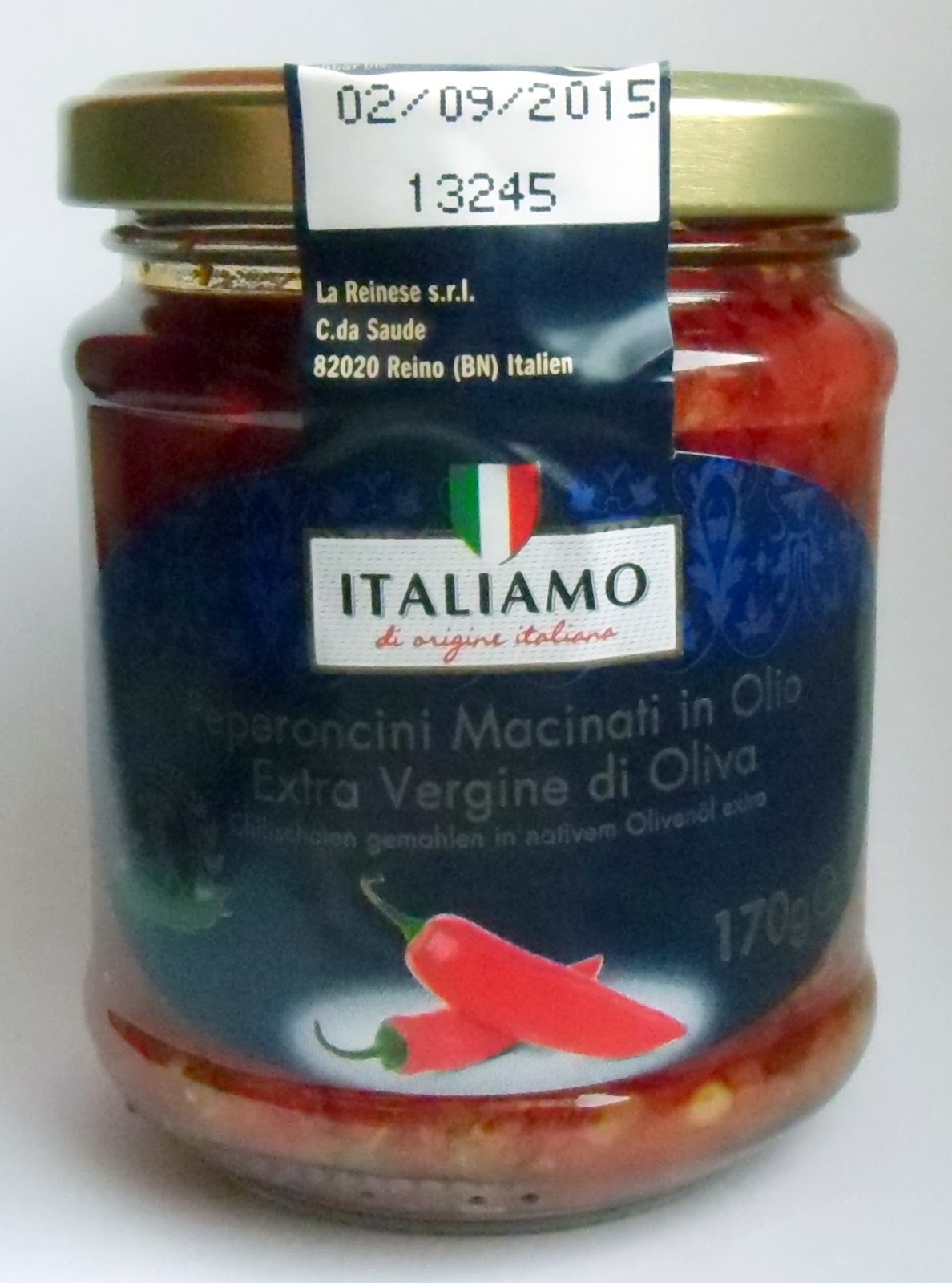Chilihead77.de LIDL Italiamo Peperoncini Macinati in Olio Extra