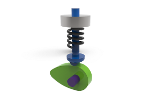 solidworks motion study tutorial,Cam and Follower ,Animation.