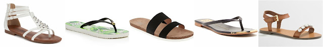 Mudd® Women's Gladiator Sandals • Mudd • $34.99 (reg $50) Tory Burch Thin Printed Flip Flops • Tory Burch • $35 (reg $50) Textured Slip-On Cork Sandals for Women • Old Navy • $15 (reg $27) DV By Dolce Vita Daina Sandal • Dolce Vita • $10.90–19.97 (reg $40) Factory jeweled ankle-strap sandals • J.Crew Factory • $34.50 (reg $70)