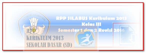 Rpp Kelas 3 Kurikulum 2013 Semester 1 Dan 2