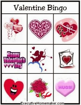 Valentine Bingo Printables 4 Valentine Bingo Printables 4