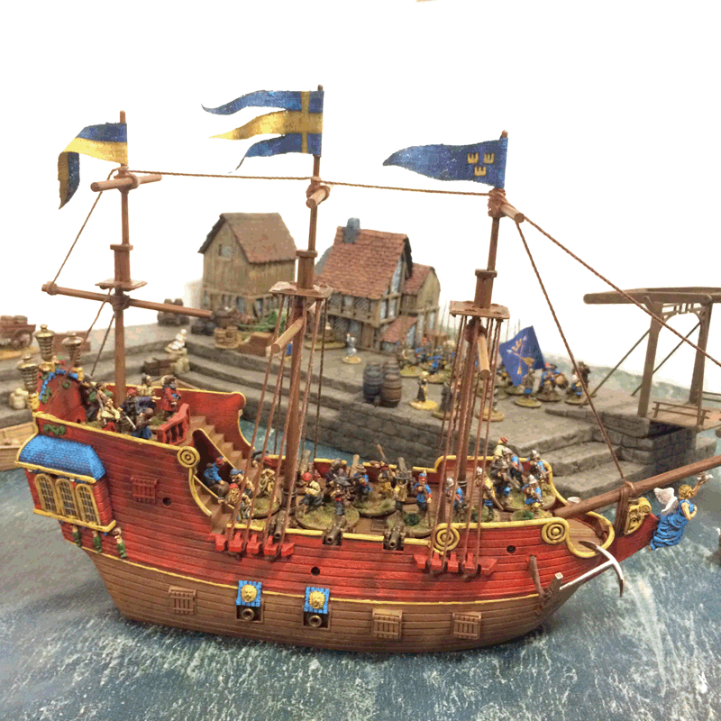 Dalauppror: Swedish war ship and a Happy New Year to you all