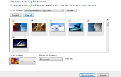 Cara mudah mengganti Background di Windows 7