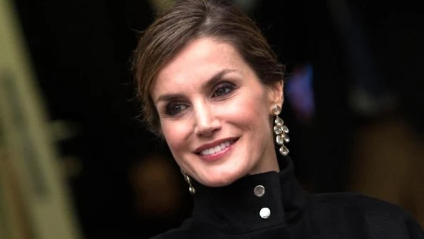 Queen Letizia of Spain arrived in Dusseldorf (Germany). Queen Letizia with Hannelore Kraft and museum director Beat Wismer and mayor Thomas Geisel attends the opening of exhibition "Zurbaran" at Museum Kunstpalast in Dusseldorf