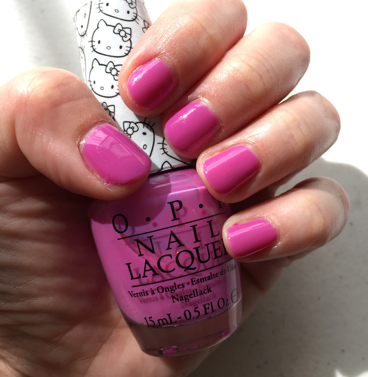 the beauty of life: #manimonday: hello kittyopi super cute in pink