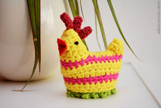 easter crochet chick egg cosy free pattern