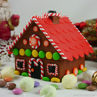 Projects4Crafters.com: Gingerbread Cottage Centrepiece