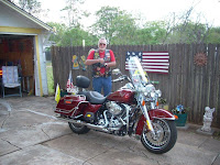 Dad (aka Ted) riding out on Memorial Day 2011