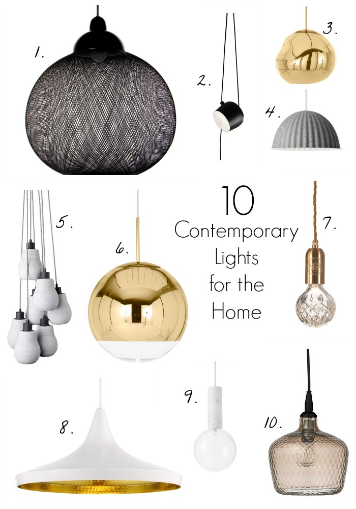 10 contemporary pendant lights houseology