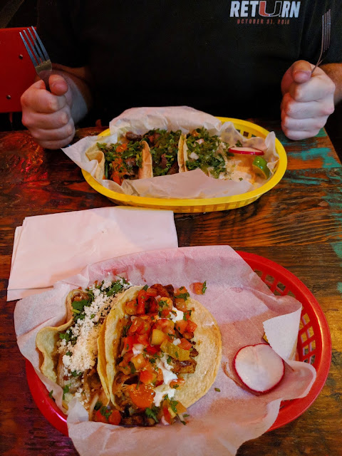 Tacos at ¿Por Qué No? on Mississippi Avenue One of the biggest hindrances that gets in the way of regular date nights is the creativity and planning. Often we're discouraged because we don't want to do yet another dinner and a movie. Now there is a concierge service that does all the research and planning for you! Introducing Date Crescent!