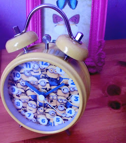 small yellow minion alarm clock 