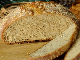 bread, rye, yeast bread, caraway, cast iron pot
