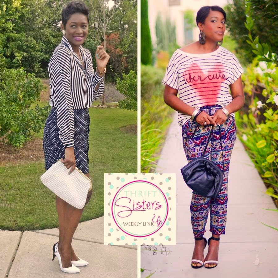 Thrift Sisters Link Up: Mixed Prints | Two Stylish Kays