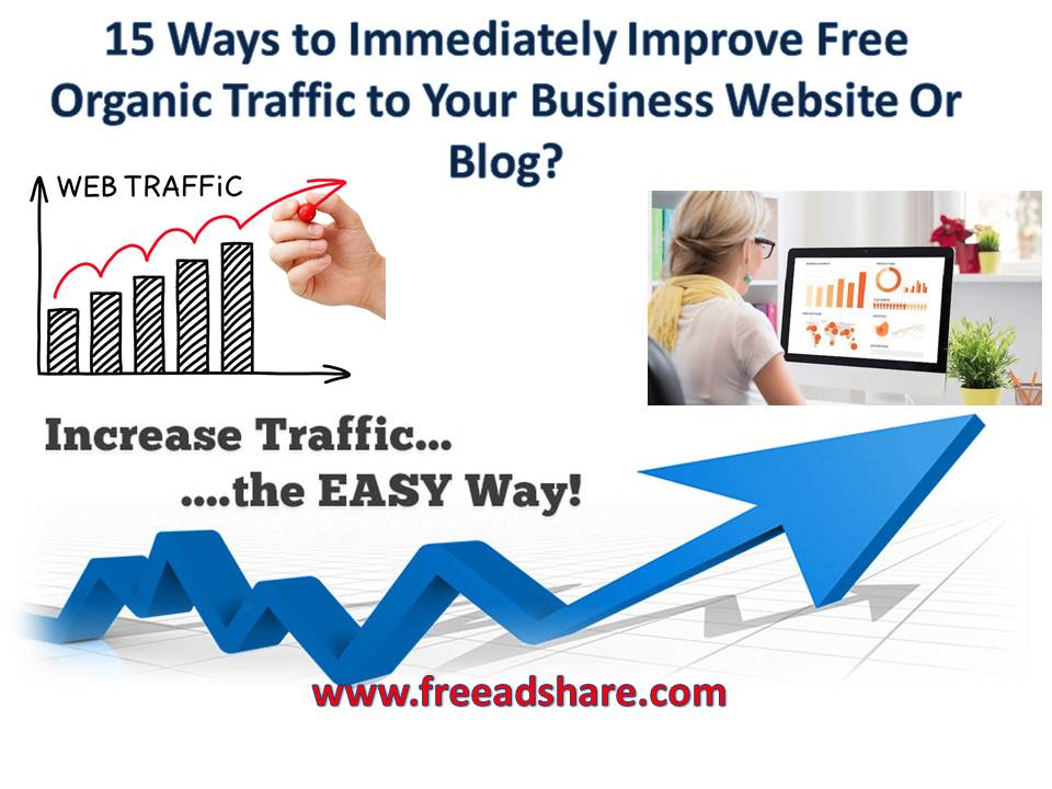 What Are 15 Ways to Immediately Improve Free Organic Traffic to Your