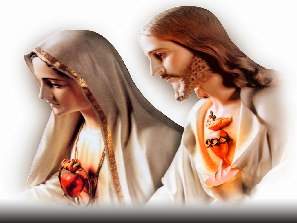 Holy Hearts of Jesus and Mary.