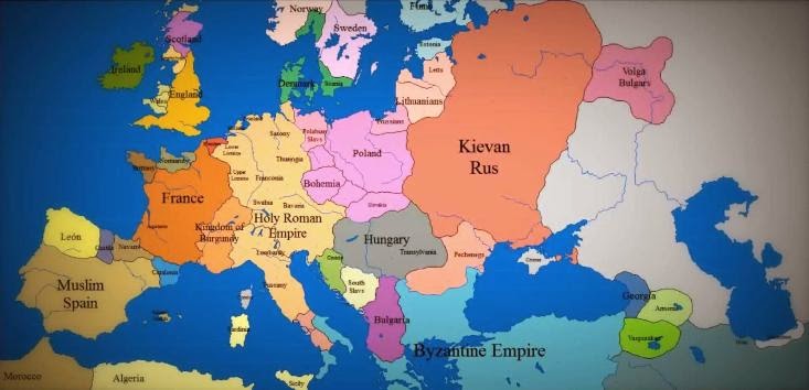 Stunning Time-Lapse Map Video Shows 1000 Years Of Europe's History In 3 