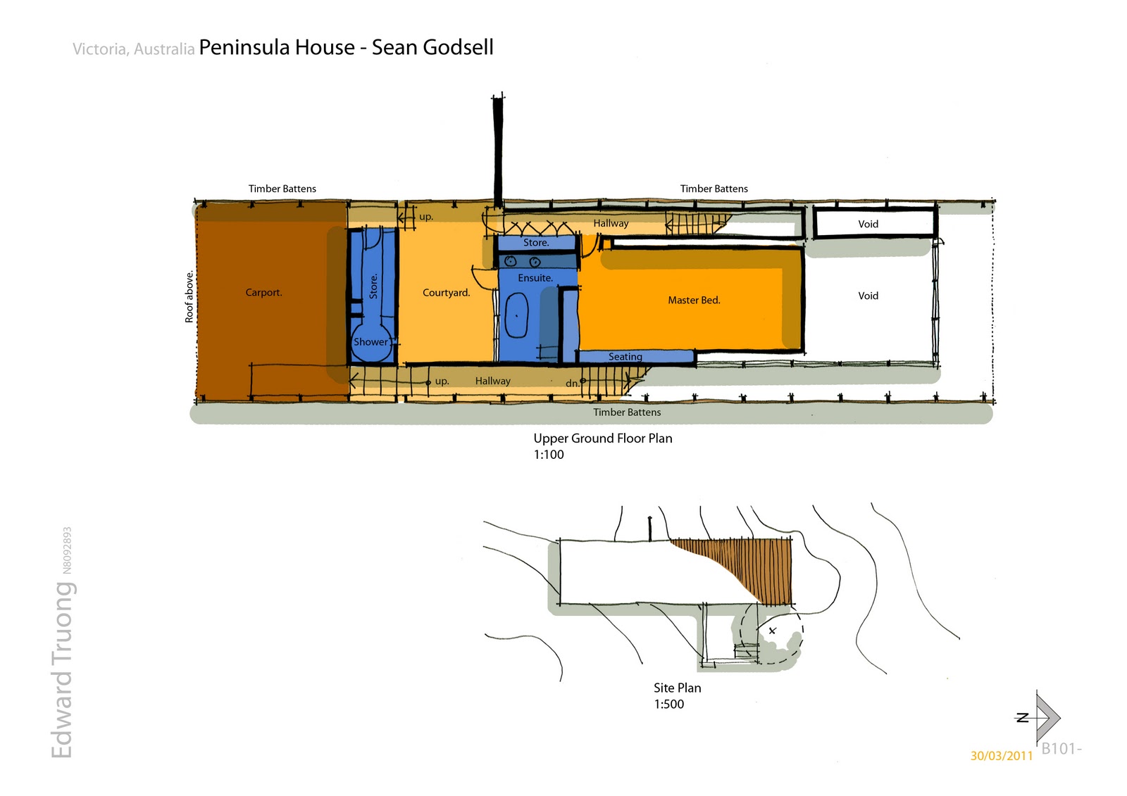 QUT Architecture (DE40) Project 1B Peninsula House Sean Godsell