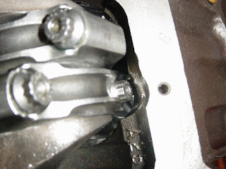 Modifiche al monoblocco per ospitare bielle e albero motore a corsa maggiorata Modifiche al monoblocco per uso corsa maggiorata