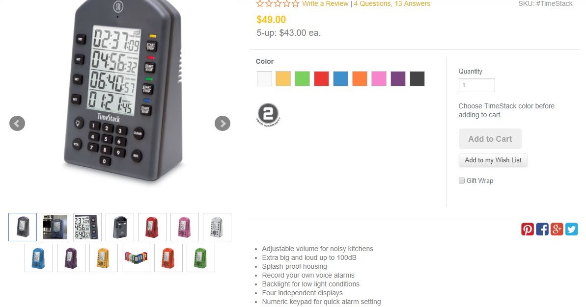 ThermoWorks introduces new TimeStack! The Hungry Hussey