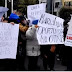 Trabajadoras sexuales protestan contra María Galindo en El Alto