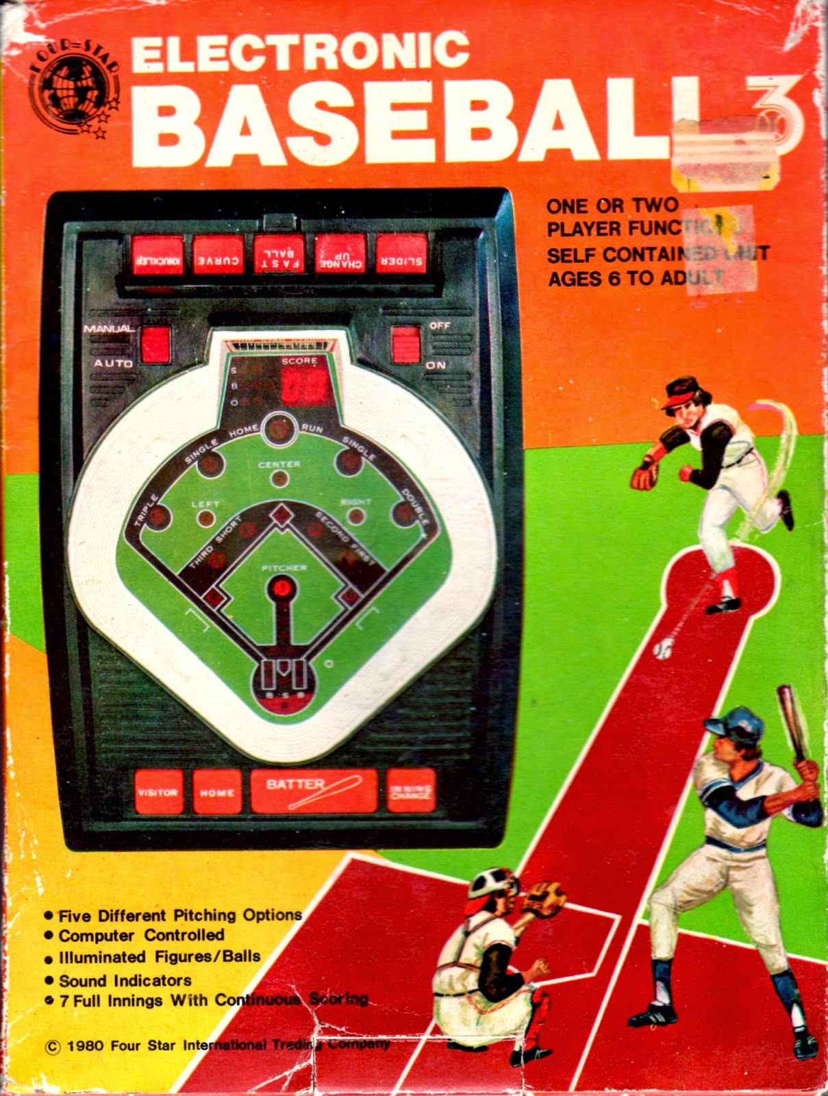 Electronic Baseball Four Star Electronic Baseball 3