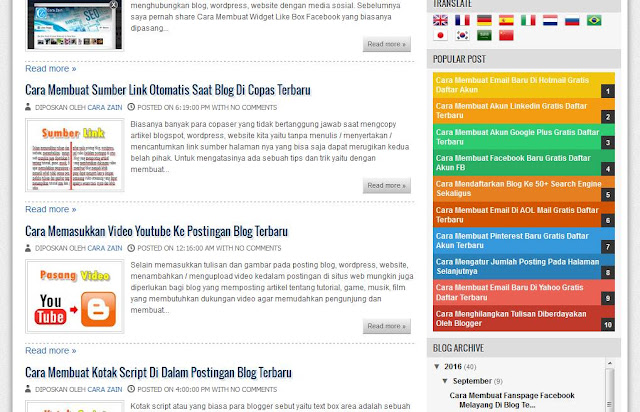 Ini Cara Membuat Popular Post Warna Warni Di Blog Terbaru urutan artikel yang paling banyak dilihat yang fungsinya sama seperti gadget random post Ini Cara Membuat Popular Post Warna Warni Di Blog Terbaru