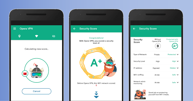 الآن تطبيق Opera VPN صار متاحاً لكل أجهزة الأندرويد 