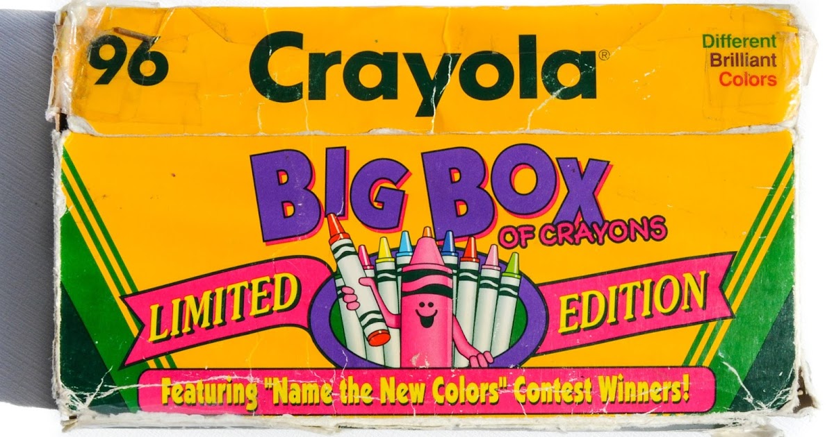 96 Count Crayola Limited Edition Name the New Colors: What's Inside the  Box