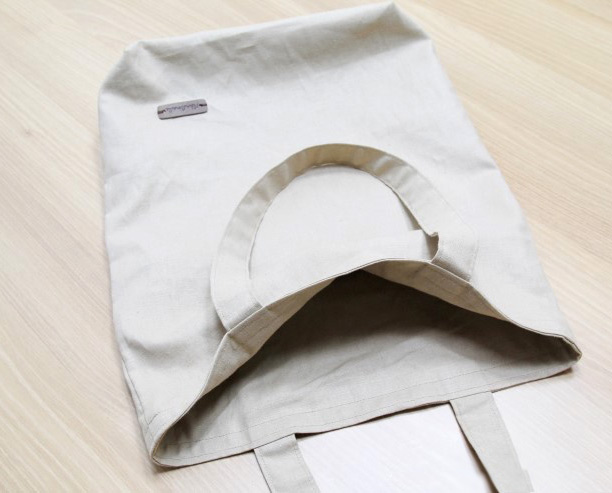 Canvas Tote Shopping Bag DIY Step by Step Photo Tutorial.