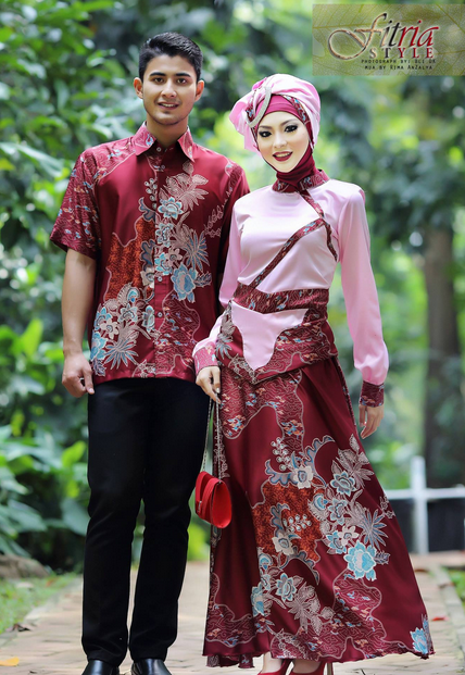 Baju lebaran couple batik