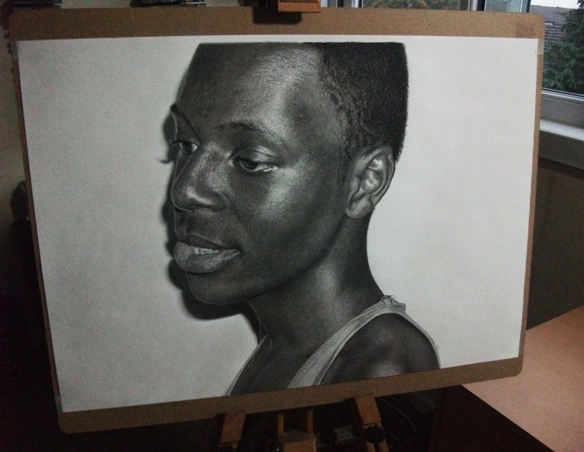 The realistic pencil drawings of Kevin Okafor on if it's hip, it's here