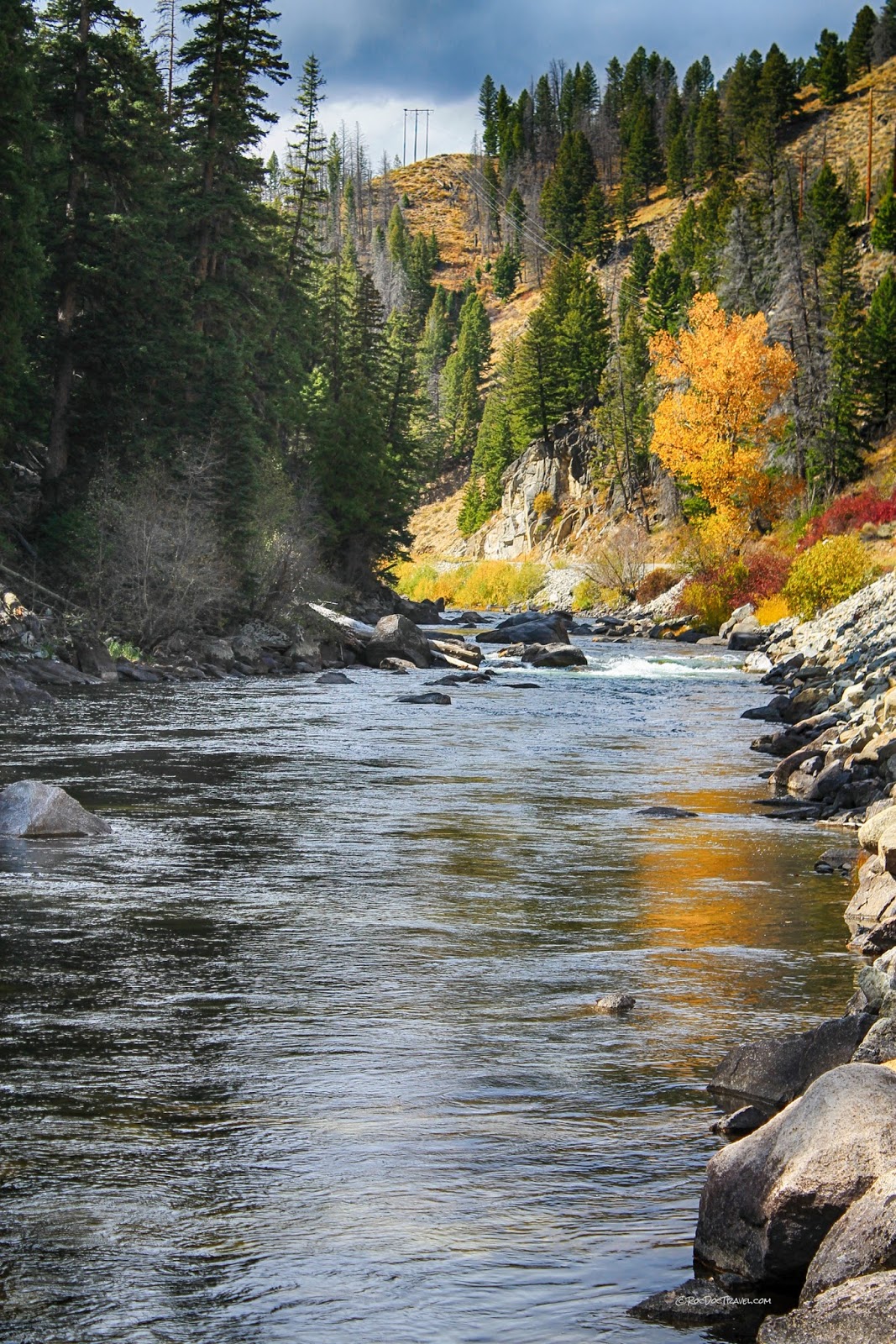 Central Salmon River, Idaho in Autumn Roc Doc Travel