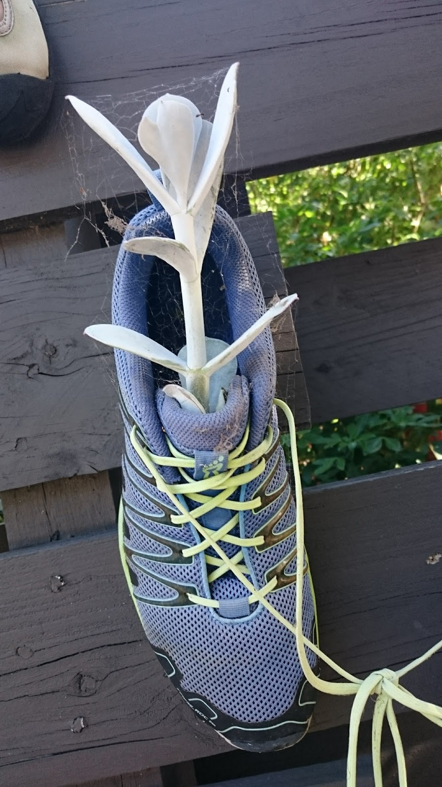 gardening with shoes