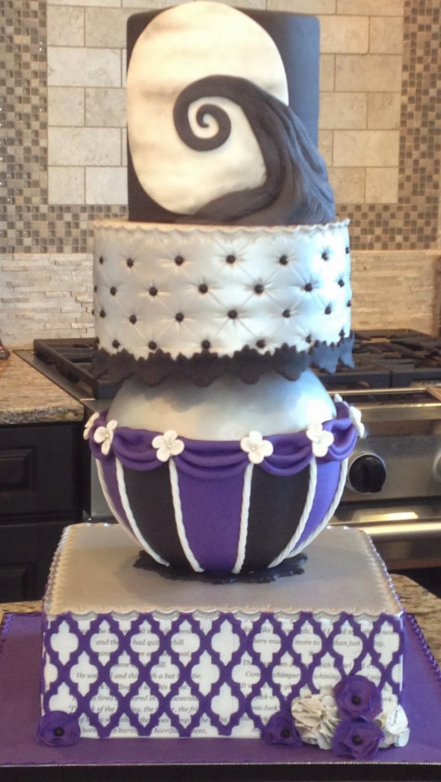 Nightmare Before Christmas Wedding Cake Nightmare Before Christmas Wedding Cake