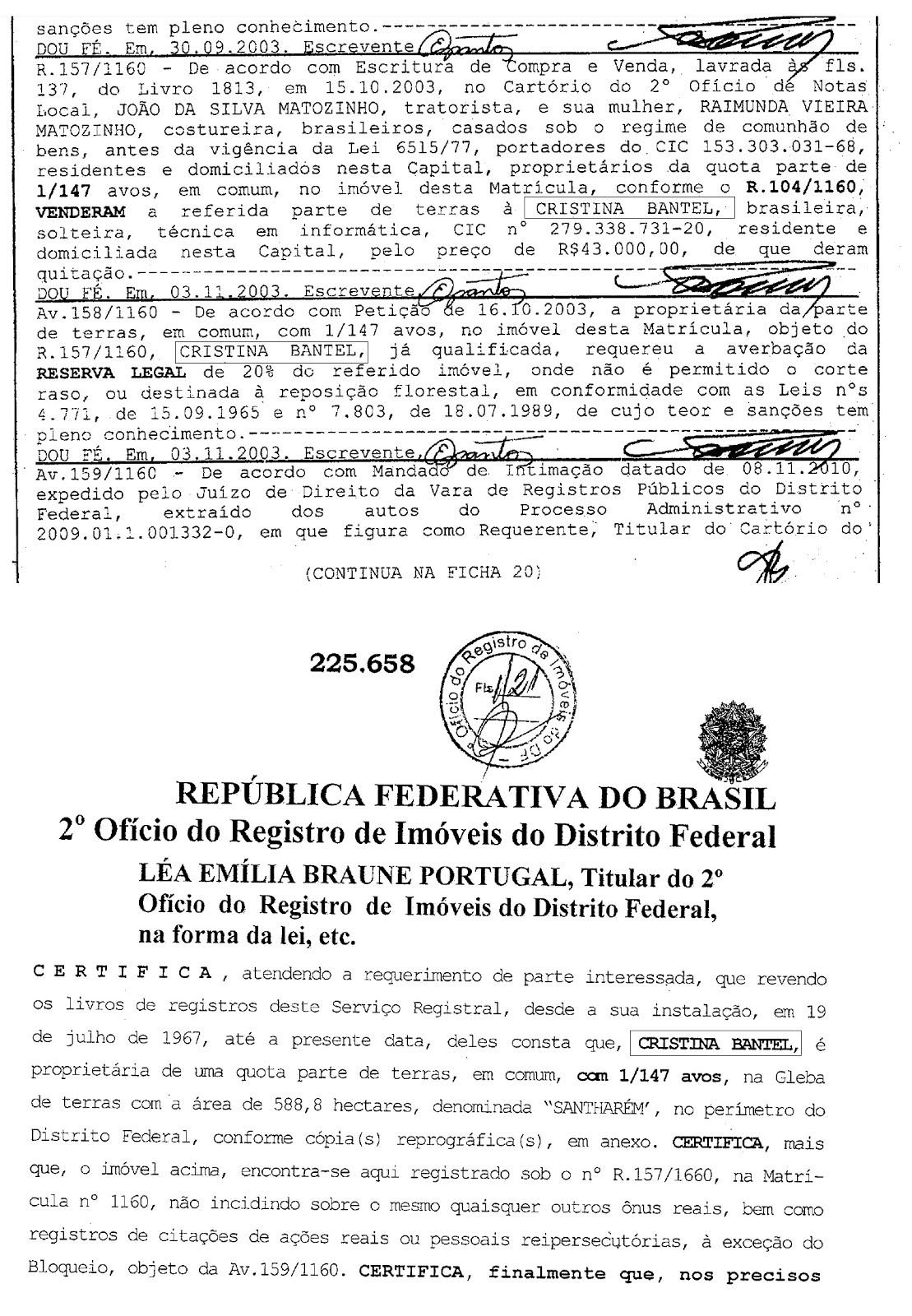 O Que E Certidao De Onus