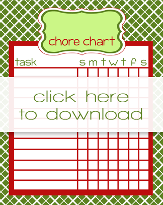Tips for Easy Holiday Home Care | Plus holiday-style free printable chore charts!