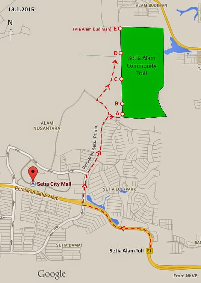 setia alam community trail