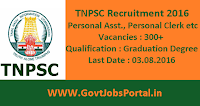 TNPSC Recruitment 2016 