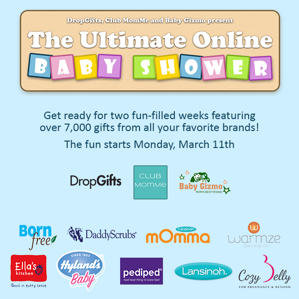 The NapTime Reviewer: The Ultimate Online Baby Shower begins March 