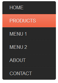 Simple Css Vertical menu bar, vertical menu bar examples