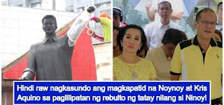 Ninoy Aquino statue gets taken down for relocation | Kami