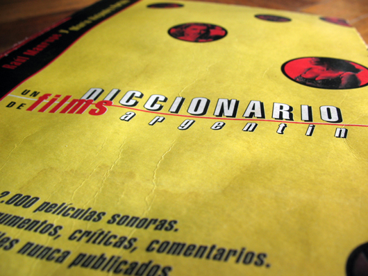 Primera edición de 'Un diccionario de films argentinos (1995)'